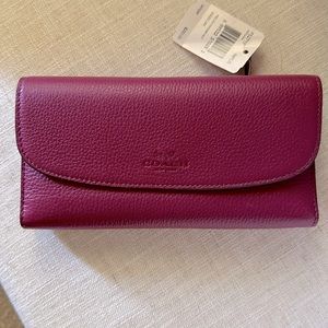 Coach Checkbook wallet